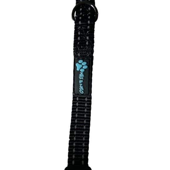 Max and Neo NEO Nylon Buckle Reflective Dog‎ Collar - XS / Black - Picture 4 of 5